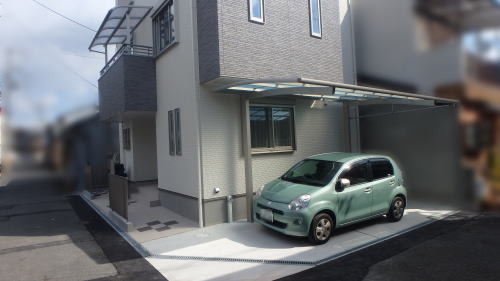 寝屋川市W様邸 新築外構工事完了