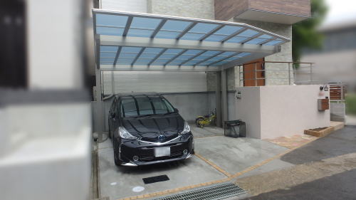 大阪府池田市 カーポート