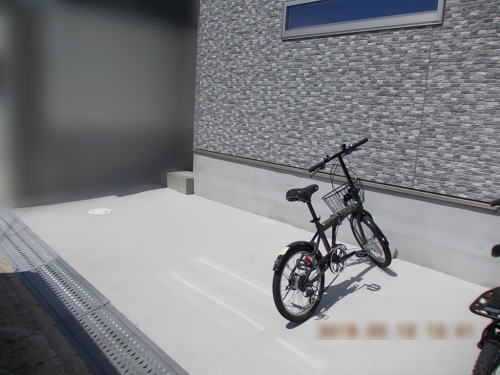 大阪府箕面市 サイクルポート設置前