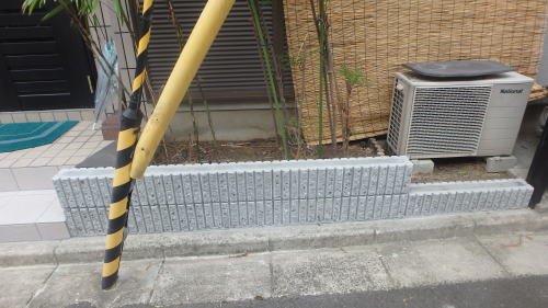 大阪高槻 ブロック塀やり替え工事