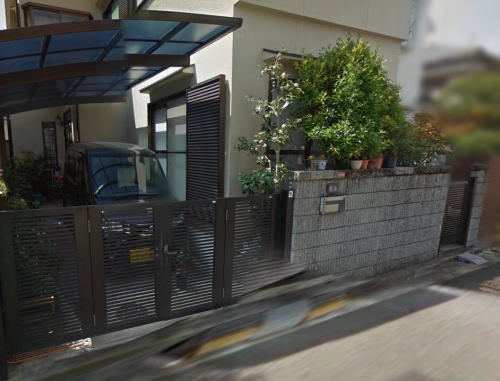 高槻市 地震被害による外構リフォーム 施工前