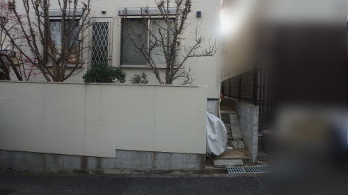 大阪府箕面市S様邸 自転車置き場新設リフォーム工事前