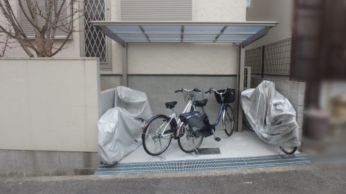 大阪府箕面市S様邸 自転車置き場新設リフォーム工事後