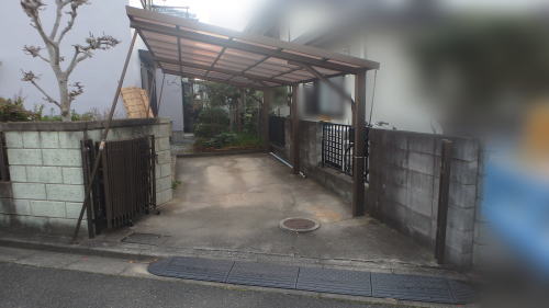 大阪高槻市 ガレージリフォーム前