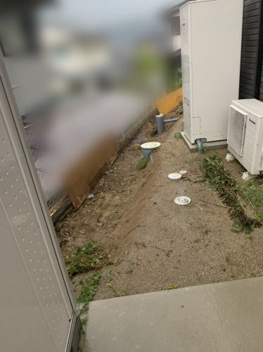 大阪府高槻市A様邸 外構リフォーム前
