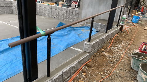 大阪高槻 建物周囲 植木移植