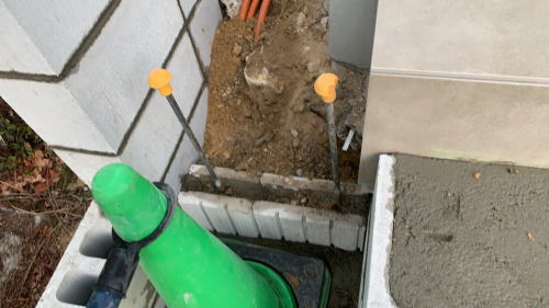 大阪枚方 土留めブロック積み