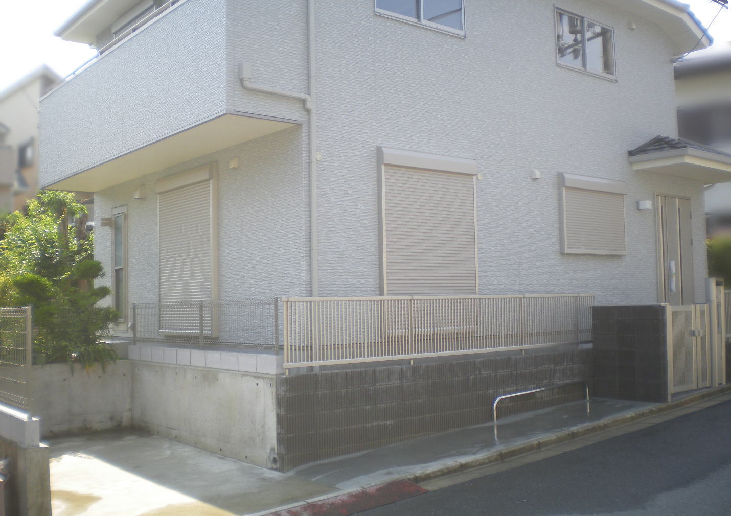 高槻市N様邸　新築外構工事