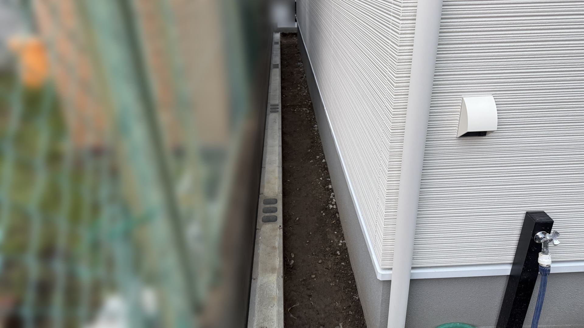 高槻市S様邸 建物周囲 整地