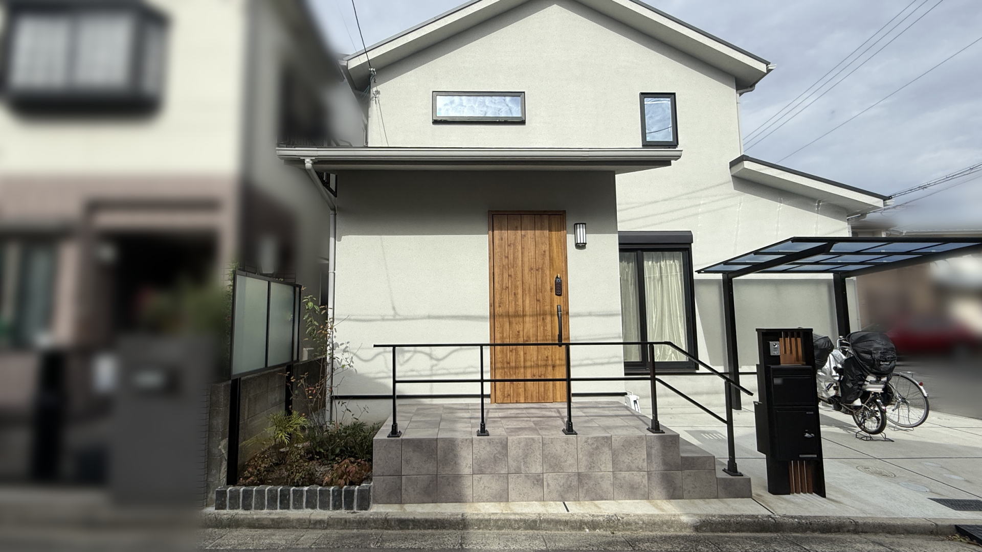 高槻市O様邸　アプローチ　リフォーム後