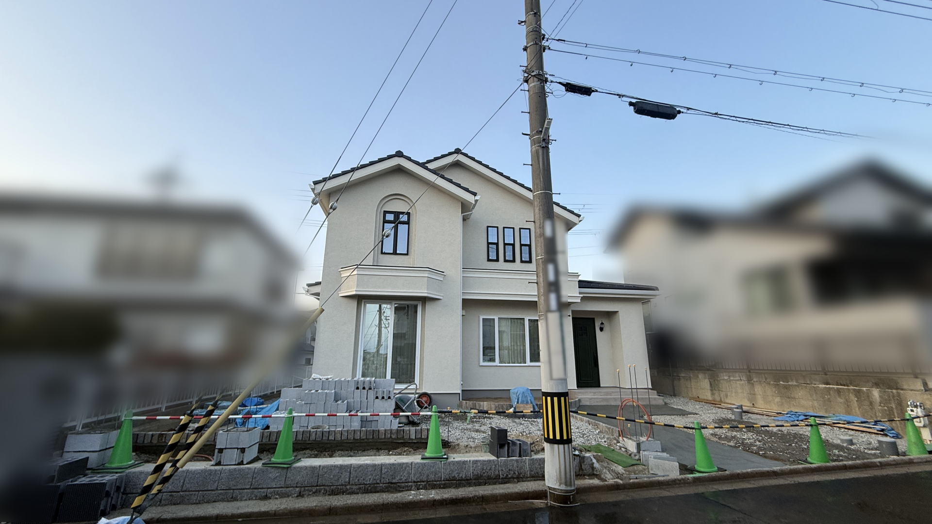 高槻市K様邸 新築外構工事中