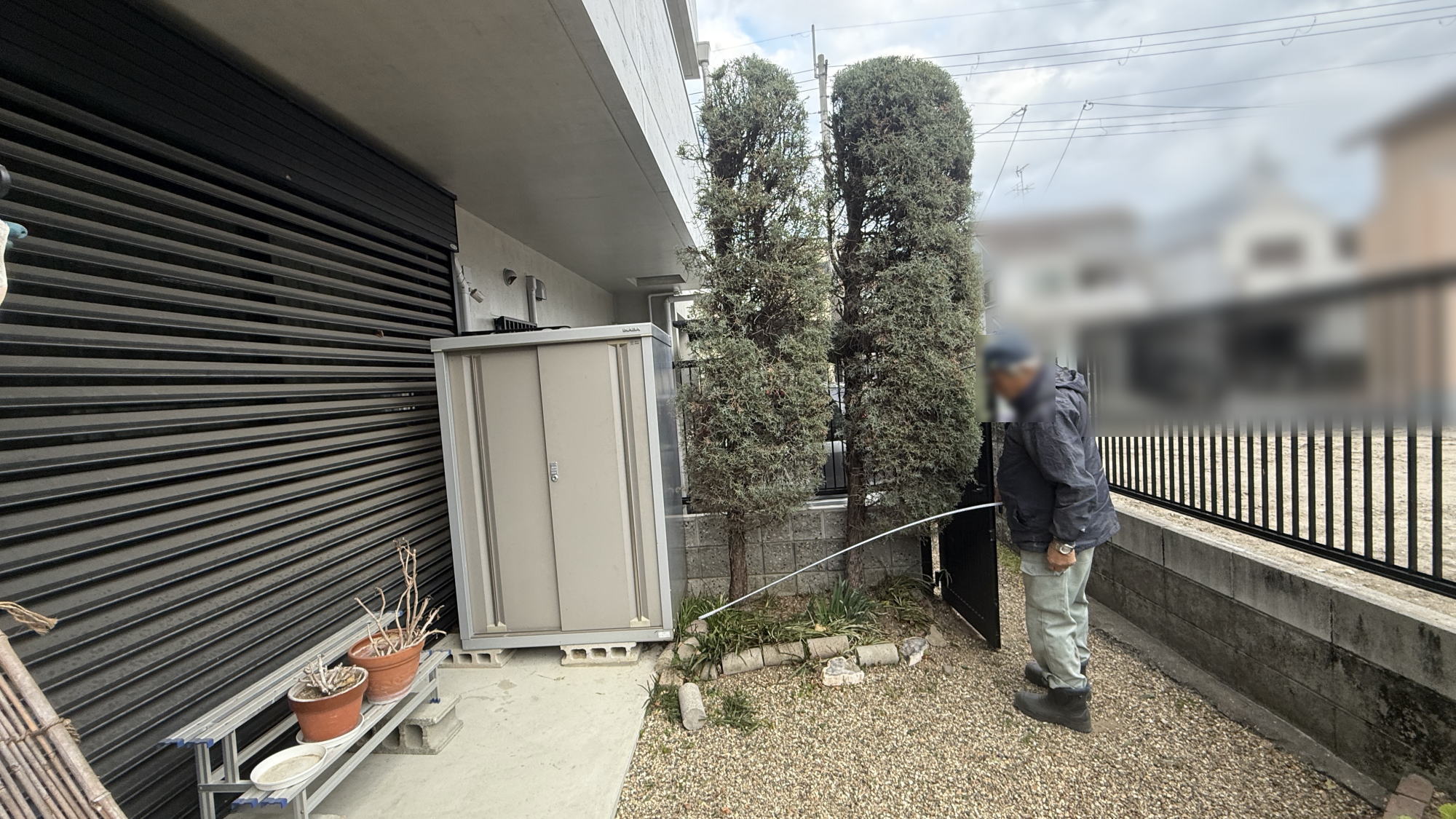 高槻市I様邸 お庭 植え替え前