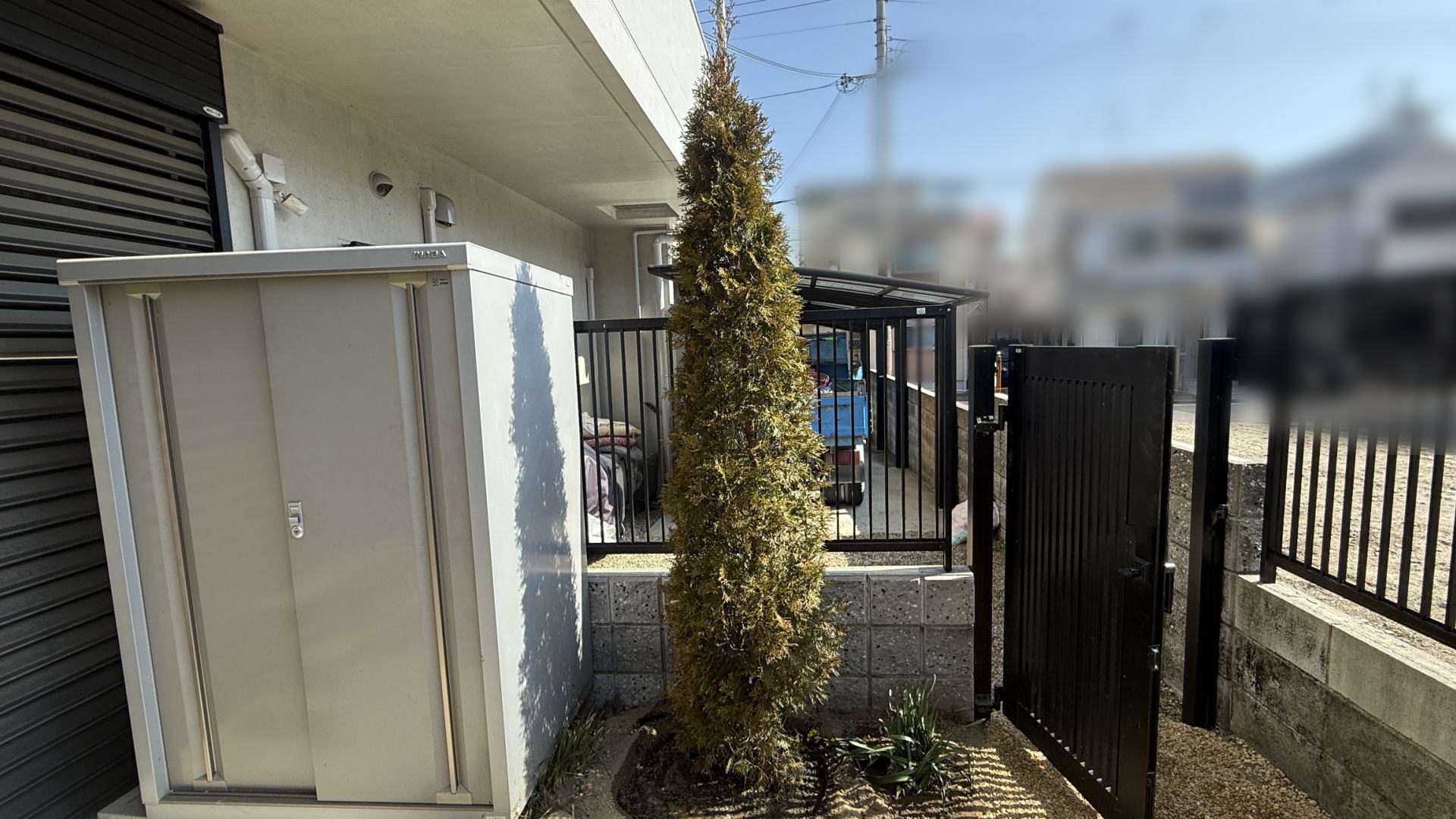 高槻市I様邸 お庭 エメラルドグリーン