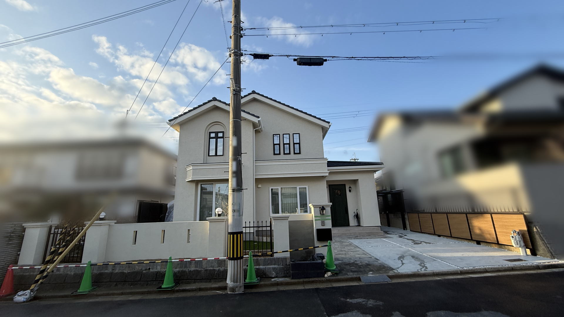 高槻市K様邸　新築外構工事中