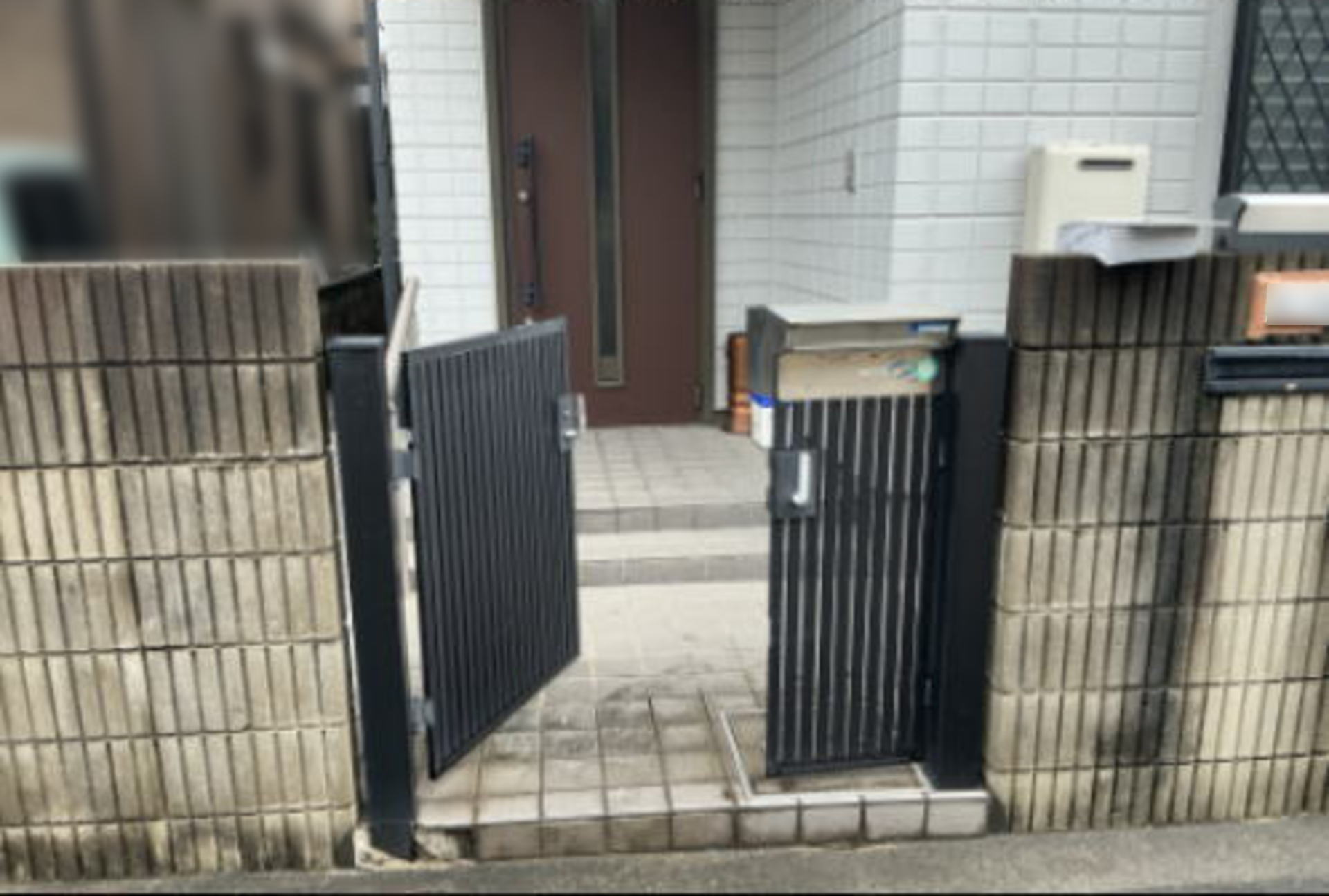 茨木市U様邸 門まわり リフォーム前
