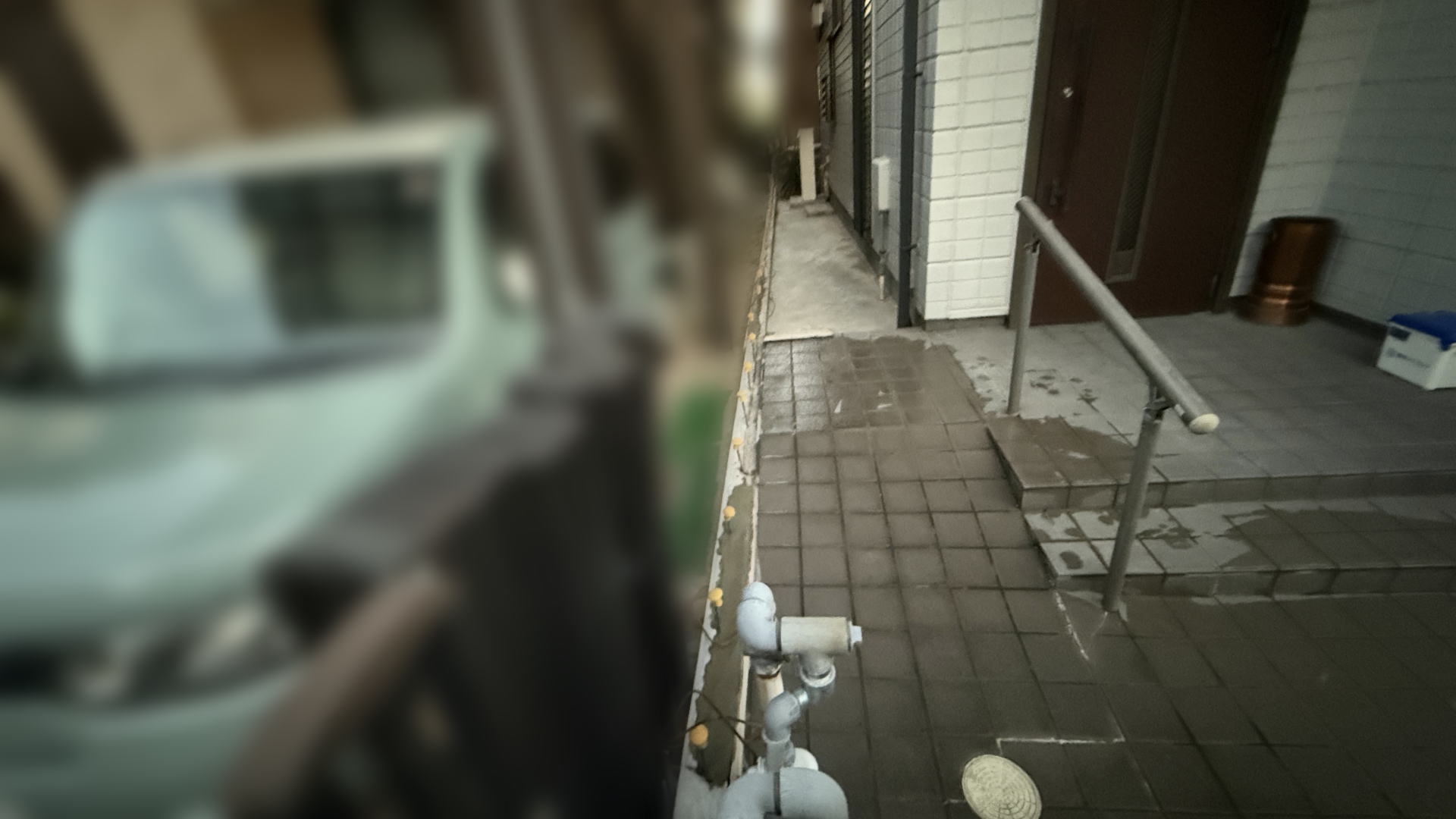 茨木市U様邸 隣地境界沿い アンカー工事・ブロック積み